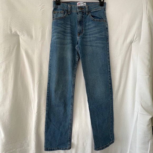 Wrangler Other - Wrangler Boys Classic Straight Adjustable Waist Jeans Size 14 Slim